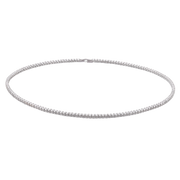 Men's Tennis Chain - White Gold