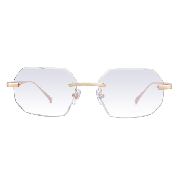 Men's Eyewear Diamond Cut Transparent