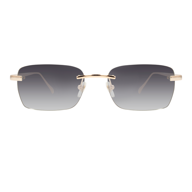 Women's Eyewear Black gradient | 9K Gold plated