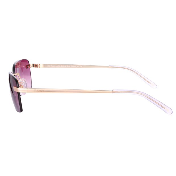 Women's Eyewear Bordeaux Gradient | 9K Gold plated